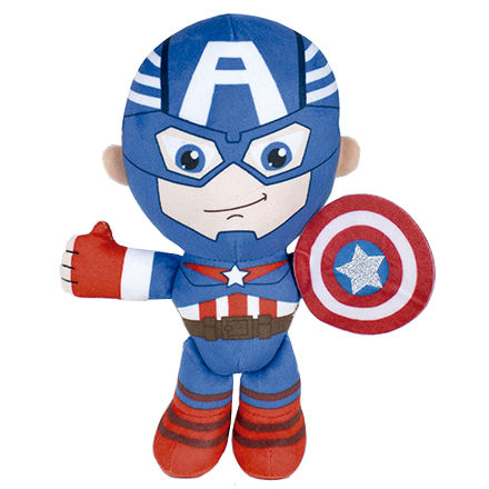 Peluche Capitan America Vengadores Avengers Marvel 19cm
