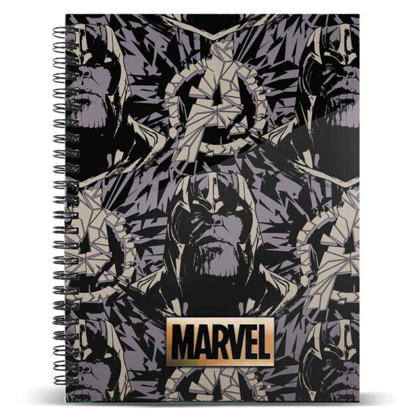 Cuaderno A5 Thanos Vengadores Marvel