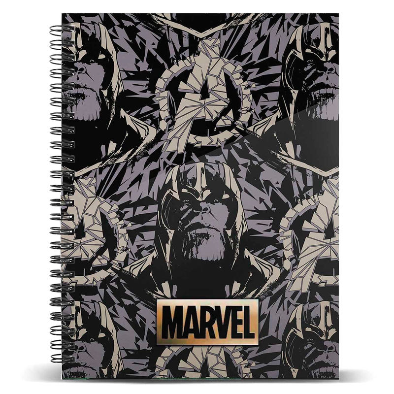 Cuaderno A5 Thanos Vengadores Marvel