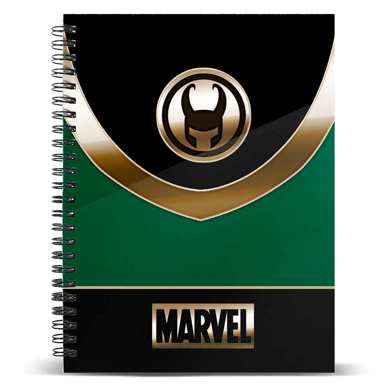 Cuaderno A5 Loki Marvel
