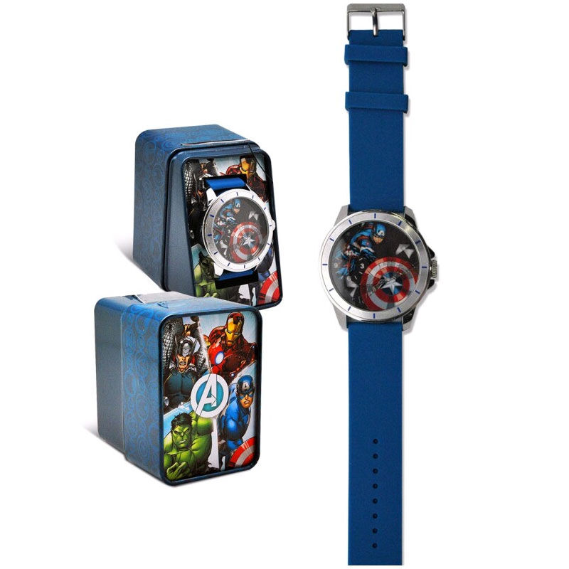 Reloj analogico Capitan America Vengadores Avengers Marvel